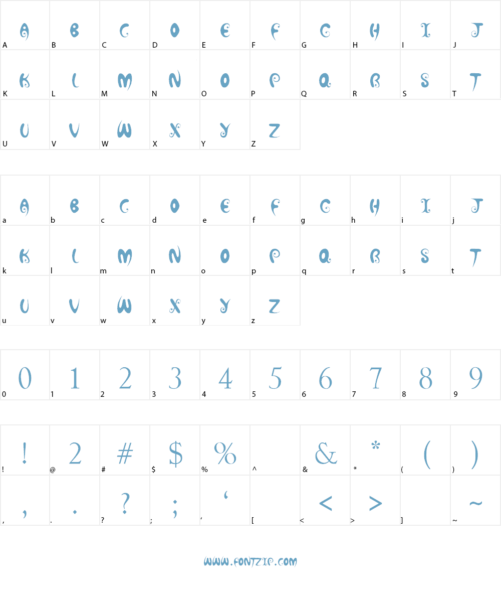 Hot Chocolate Latte Font Character